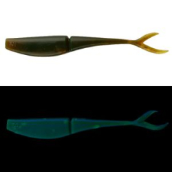 Силиконовая приманка Daiwa Bait Junkie 5" Jerkshad цв. MOTOR OIL UV