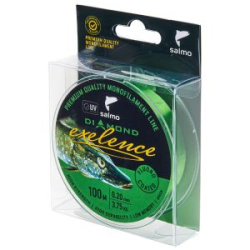 Леска монофильная Salmo Diamond Exelence Fluoro Coated Green 100/028