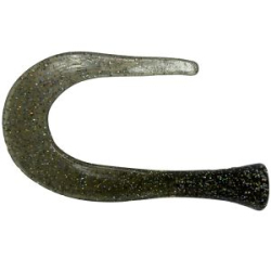 Хвост силиконовый для Strike Pro Guppie 14см 7,6гр. 14см 7,6гр. цвет хризолит с блестками 3шт