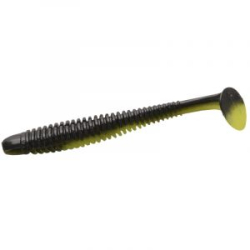 Мягкие приманки Noike Wobble Shad 3" #128-Black Back/Lime (9 шт.)