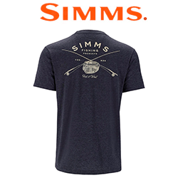 Simms Classic Tackle T-Shirt, Navy Heather