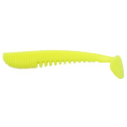 Силиконовая приманка Yaman Pro Legend Minnow 4" цвет #02 - Chartreuse (уп. 5 шт.)