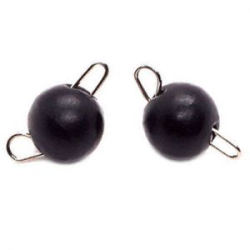 Груз чебурашка-шар вольфрам разборный Black 3.0 гр (2шт) Kosadaka TJH-RBL-3.0