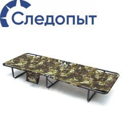 Следопыт "ТИШЬ 2" Раскладушка туристическая в чехле