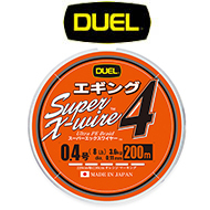 Duel Super X-Wire 4 Eging 200m (White Orange Marking)