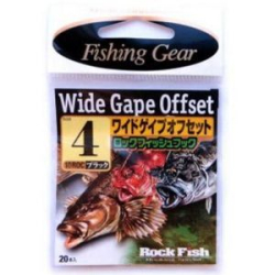 Офсетный крючок Sasame 10ROC Rock Fish Wide Gape № 3