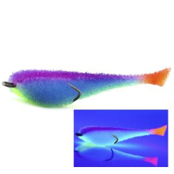 Мормыш Классическая Поролоновая рыбка с открытым двойником 13 см, цв. 44 (PFC13-44)