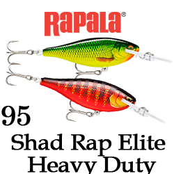 Rapala Shad Rap Elite Heavy Duty 95 20гр. (SREH95)