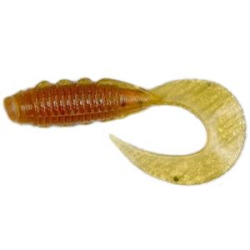 Силиконовая приманка Russian Bass - Твистерок 0,8" 20мм (16 шт/уп) цвет #020, активный аттрактант.