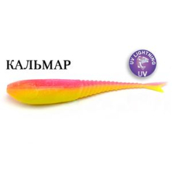 Силиконовая приманка Crazy Fish Glider 2.2" 35-55-13d-6-F кальмар цв. peach (персик)