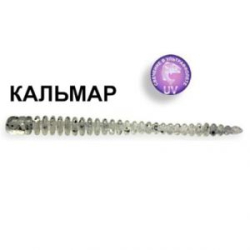 Силиконовая приманка Crazy Fish Cruel Leech 2.2" 8-55-7-6 кальмар цв. ghost (призрак)