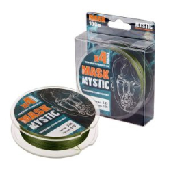 Леска плетёная AKKOI Mask Mystic X4-100 Deep green d0,24mm