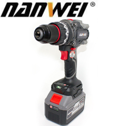 Шуруповерт Nanwei с функцией "автостоп" и с двумя акб по 7.5Ah