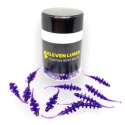 Силиконовая приманка 11Lures Micro Trap 1.5 - Grape Purple