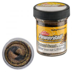Паста форелевая Berkley PowerBait Natural Glitter Trout Bait - Black Brown
