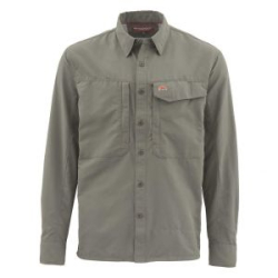 Рубашка Simms Guide LS Shirt - Solid, Olive, L