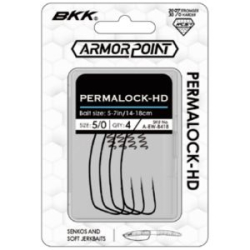 Крючок офсетный BKK Armorpoint-Permalock-HD (A-EW-8419) - 6/0# (3шт)