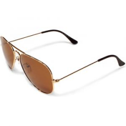 Очки поляризационные Kosadaka SGTAC-10B, в футляре, коричневые линзы, оправа- металл. цв. Gold