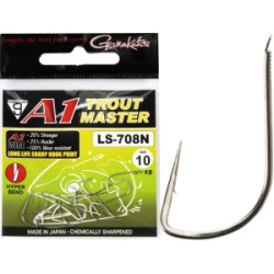 Крючки Gamakatsu TM A1 LS-708N Nickel №08 15шт.