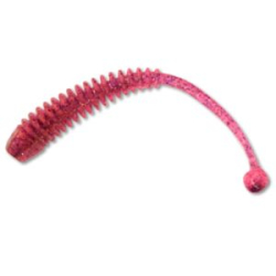 Силиконовая приманка ВАТ ZON worm 63мм цвет Слива аром. Краб Уп.8