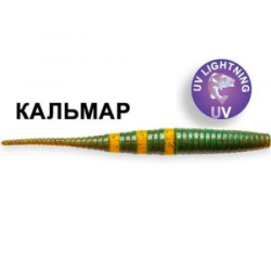 Силиконовая приманка Crazy Fish Polaris 5-4.5-14-6 кальмар цв. UV Motor Oil (УФ моторное масло)