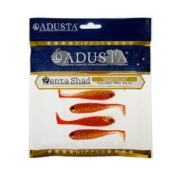 Силиконовая приманка Adusta Penta Shad 3" цв. #116 Red Golden Shad