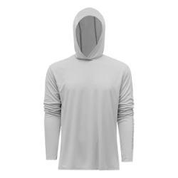 Худи Grundens Tough Sun Hoodie, Oyster, 3XL