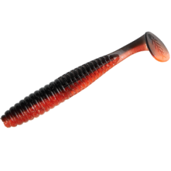 Силиконовая приманка @SnastiZdraste Виброхвост 12см #010-Гнилая Морковь (4шт)