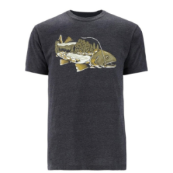 Футболка Simms Spring Flow T-Shirt, Charcoal Heather, M