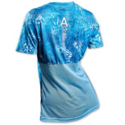 Футболка женская Veduta Air серия UPF50+ Reptile Skin Blue Water р.XS