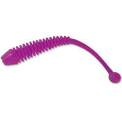 Силиконовая приманка ВАТ ZON worm 63мм цвет Фиолетовый ФЛ аром. Краб Уп.8