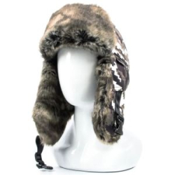 Шапка-ушанка Следопыт Hunter, мембрана, шиншилла, цв. ч/б пиксель, р-р XL