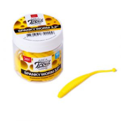 Слаг Lucky John Pro Series Spanky Worm 3.2" цв. 101 10шт.