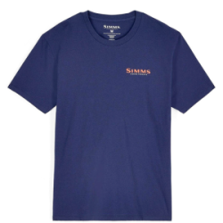 Футболка Simms Bass Ruler T-Shirt, Navy, XL
