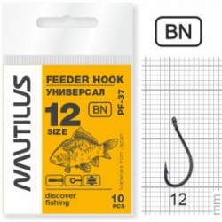 Крючок Nautilus Feeder универсал PF-37BN  №12