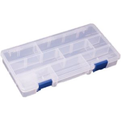 Коробка для приманок Kosadaka TB-S08-CL, 22*11*2.5см, регулируемая, прозрачная