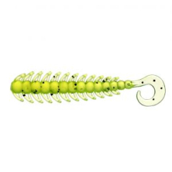 Мягкая приманка Flagman Kemushi 4" цв. #112 Chartreuse