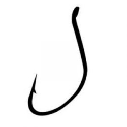 Крючок Gamakatsu LS-3524F Ring Eye N-L №08(13шт)