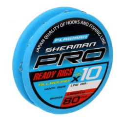 Готовые поводки Flagman Sherman Pro Allround Ready Rig 0,128mm, #14,80cm