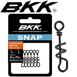 BKK Corkscrew Snap-42 (Black Nickel)