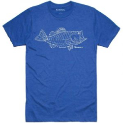 Футболка Simms Bass Line T-Shirt, Royal Heather, XL