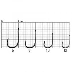 Крючки Cobra FEEDER сер. CF202 разм. 010 10шт.