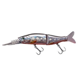 Воблер Sprut Shiruba 125F (Floating/125mm/25g/2-3m/SBK1-UV)