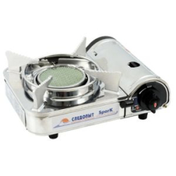 Плита настольная газовая "Следопыт-Spark", керамическая (защита от избыточного давления) (PF-GST-N12)