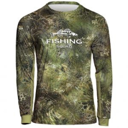 Джерси дышащая мужская Veduta Reptile Skin Forest Camo UPF50+ р.S