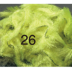 Искусственный мех для тела стрим. TMC Melti Yarm 26 FI. Yellow