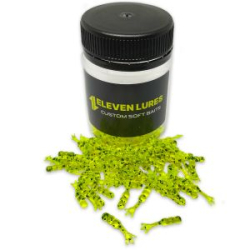 Силиконовые приманки 11Lures Chikki цвет Toxic