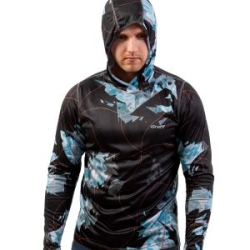 Джерси c капюшоном GRAFF 964-CL-A цвет черный р.S