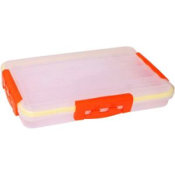 Коробка для приманок Kosadaka TB-S20B-CL, 35.5*22*5.3см, герметичная, прозрачная