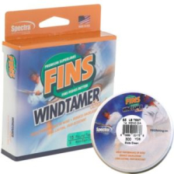 Шнур плетеный Fins WindTamer 135m green 4lb - 0.10mm